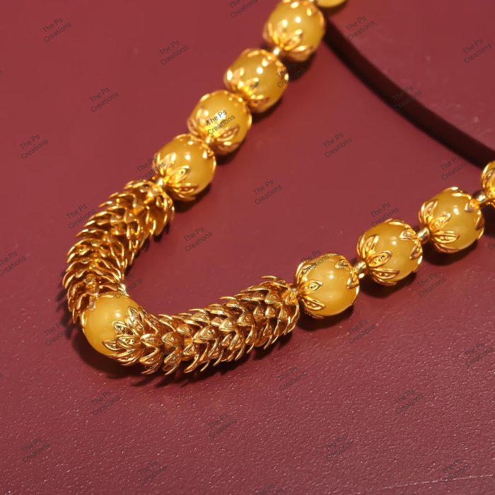 Indian Bridal Wedding Jewelry, Semi-Precious Beaded Design