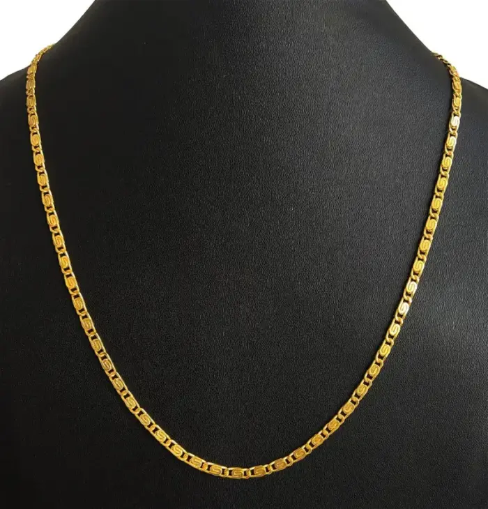 QKATIKA GOLD PLATED CHAIN FOR WOMAN'S AND MAN'S - Image 1