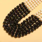 Rajasthni Black Beads Necklace Set For Women And Girls - Image 3