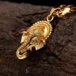 Golden Ganesh Necklaces – Set of 2 Divine Blessings in Gold Finish - Image 3