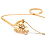 Mahakal Brass Pendant with 18K Gold Plating – Adjustable Chain, Spiritual Necklace for Devotees