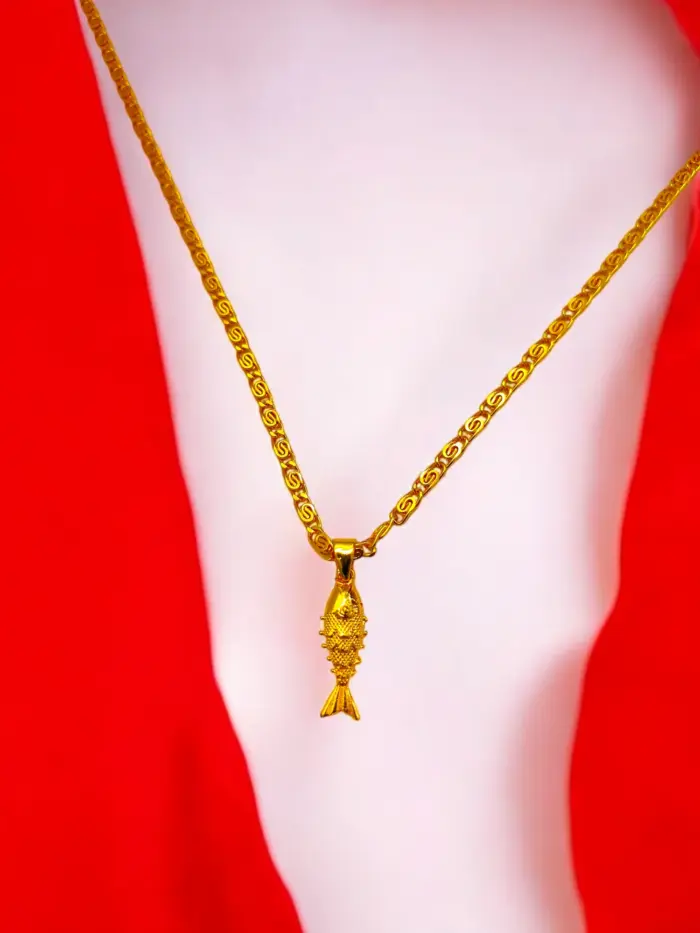 lucky Fish Women's Necklaces & Chains For Party wear - Image 4