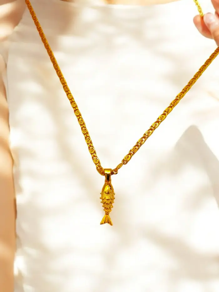 lucky Fish Women's Necklaces & Chains For Party wear - Image 3
