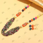 Indian Bridal Wedding Jewelry, Semi-Precious Beaded Design