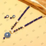 Indian Bridal Wedding Jewelry, Semi-Precious Beaded Design - Image 2