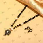 Indian Bridal Wedding Jewelry, Semi-Precious Beaded Design - Image 2