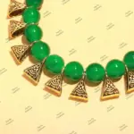 Indian Bridal Wedding Jewelry, Semi-Precious Beaded Design - Image 2