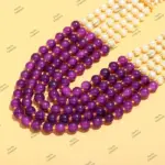 Indian Bridal Wedding Jewelry, Semi-Precious Beaded Design - Image 2