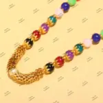 Indian Bridal Wedding Jewelry, Semi-Precious Beaded Design - Image 2
