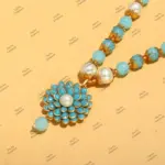 Indian Bridal Wedding Jewelry, Semi-Precious Beaded Design - Image 2