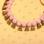 Indian Bridal Wedding Jewelry, Semi-Precious Beaded Design - Image 2