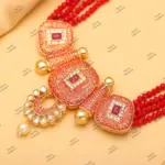 Indian Bridal Wedding Jewelry, Semi-Precious Beaded Design - Image 2