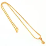 QKATIKA GOLD PLATED GANESH JI PENDANT WITH CHAIN - Image 4