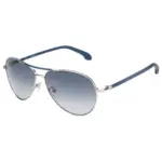 Calvin Klein Gunmetal Blue Full Rim Aviator